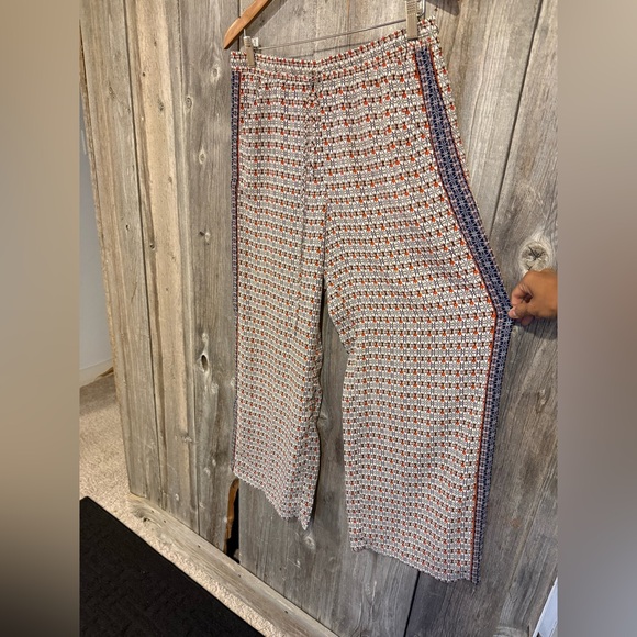 Multicolor Tweed Wide-Leg Pants XL - Picture 3 of 8